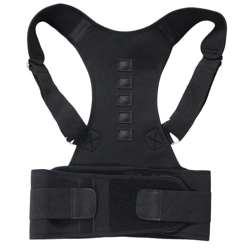 

netic Therapy Posture Corrector Shoulder Back Support Belt For Men Women Size M