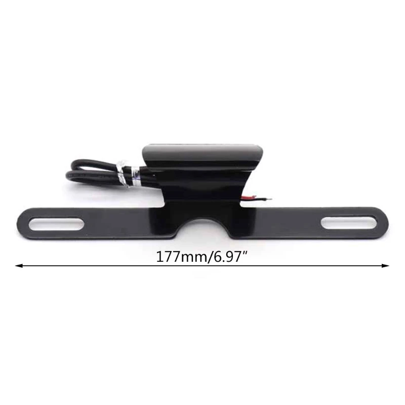 

Universal License Plate LED Light Motorcycle Accessories For HON DA SUZUKI Lamp Bracket Waterproof