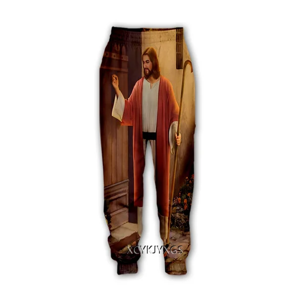 

New Unisex God Religion Christ Jesus 3D Print Causal Clothing Fashion Men Women Hip Hop Pants Plus Size S-7XL Trouser Jogger