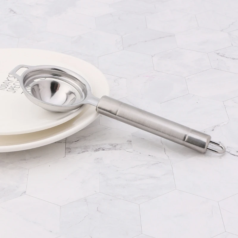 Яичный желток Белый сепаратор отделяет сито из нержавеющей стали кухонный