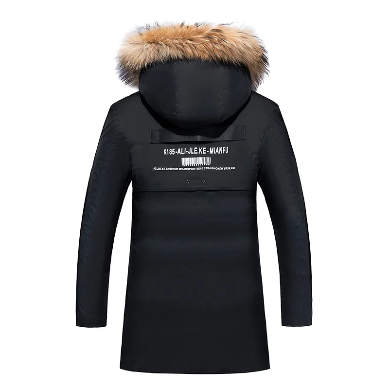 Winter Jacket Men 2020 Fashion Fur Hooded Male Parka Jacket Mens Solid Thick Jackets Cotton Coats Man Fleece Parkas Windbreaker