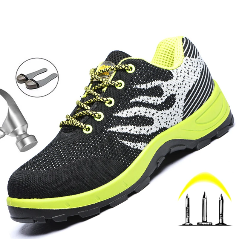 

Защитные ботинки, защитная обувь для мужчин, стальной носок, защитная обувь, Wokring ботинки, защита от ударов, обувь, легкие кроссовки, модные б...