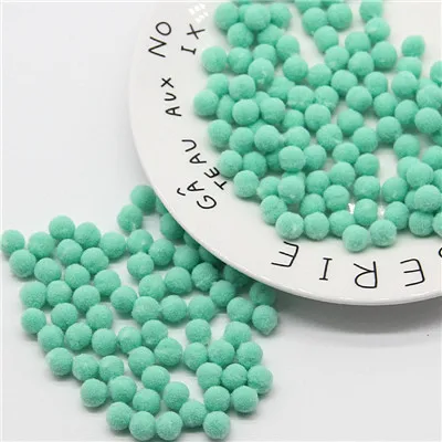 8mm 09 280pcs Мини Помпона смешанный Мягкий круглый Pompones шарики Пышная юбка с помпонами для малышей DIY одежды ручной работы рукоделия 8/10/15/20/25/30 мм - Цвет: 8mm 09 280pcs