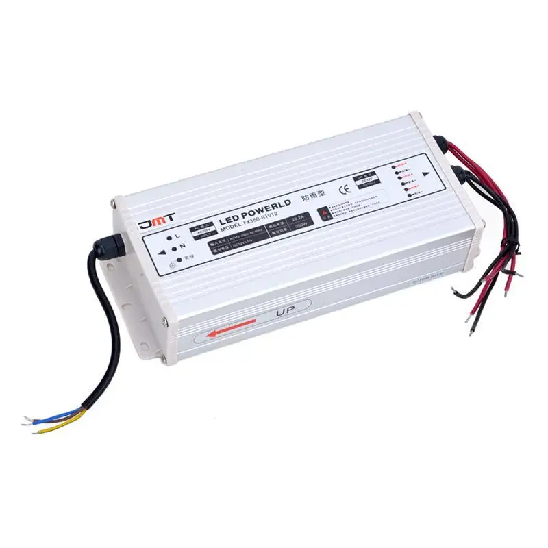 

1 шт., водонепроницаемый источник питания 12 В, 350 Вт, адаптер постоянного напряжения, трансформатор, источник питания светодиодный светильни...