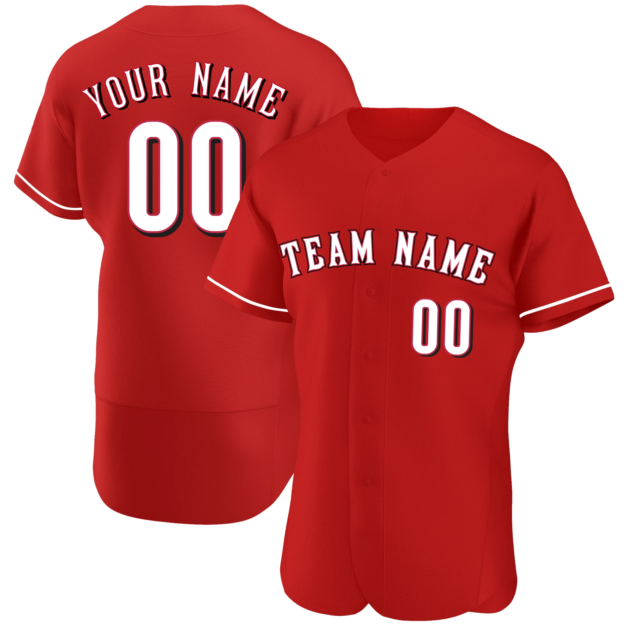 Custom Baseball Jersey Customized Team Name,Number Printed for Men/Women/Kids Button Down Outdoors/Indoors Casual Sports