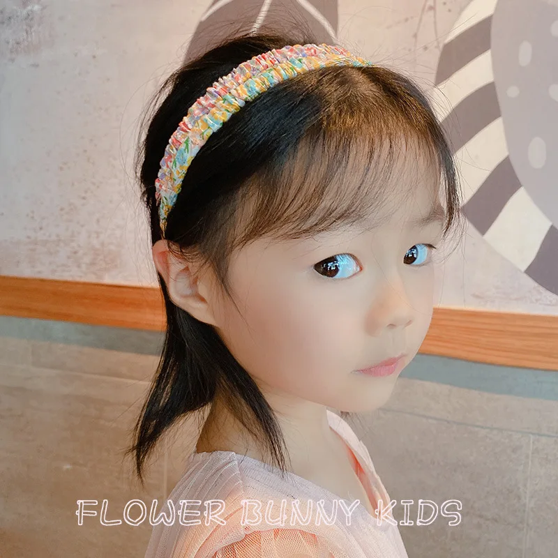 

5pcs/lots Princess Fresh pastoral lady style floral fabric folds headband headband press hairpin hair accessories