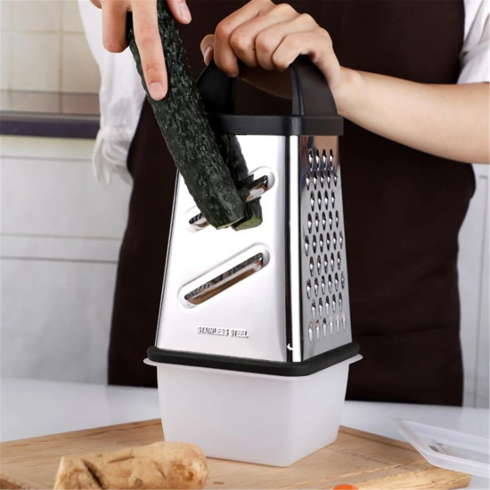 2 в 1 ремешок для овощей слайсер измельчитель дуршлаг фруктов корзина