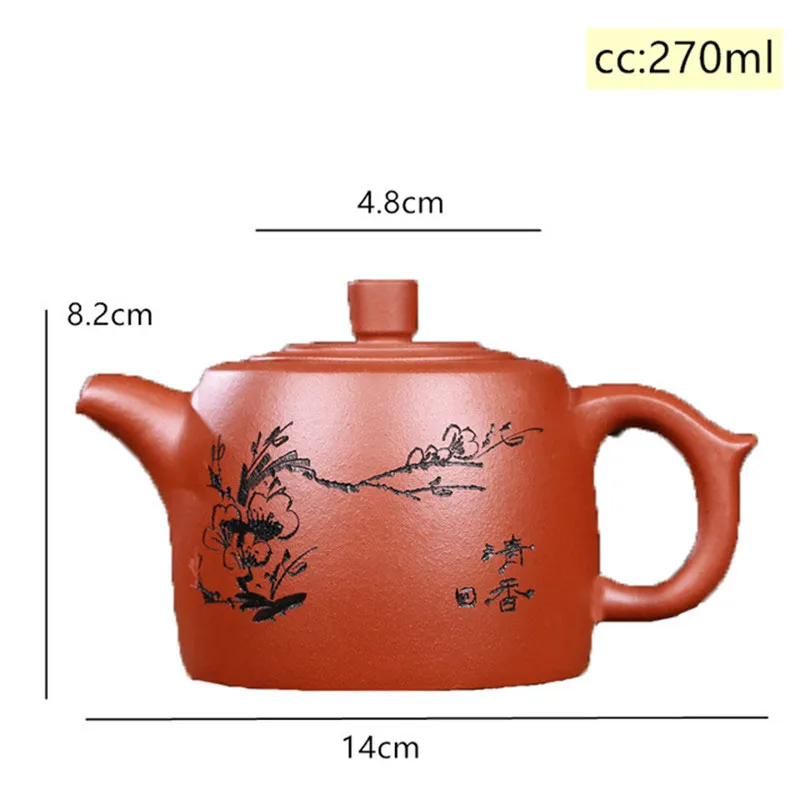 

Yixing Purple Clay tea pot Classic filter Teapots beauty kettle Raw ore Handmade Tea set Customized Zisha Kung Fu Tea Set
