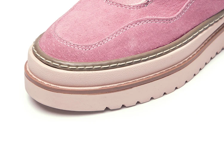 SWYIVY Chaussures Femme Platform Snow Boots Increased Wedge Women Winter Boots Fashion Winter Ankle Boots For Women Shoes