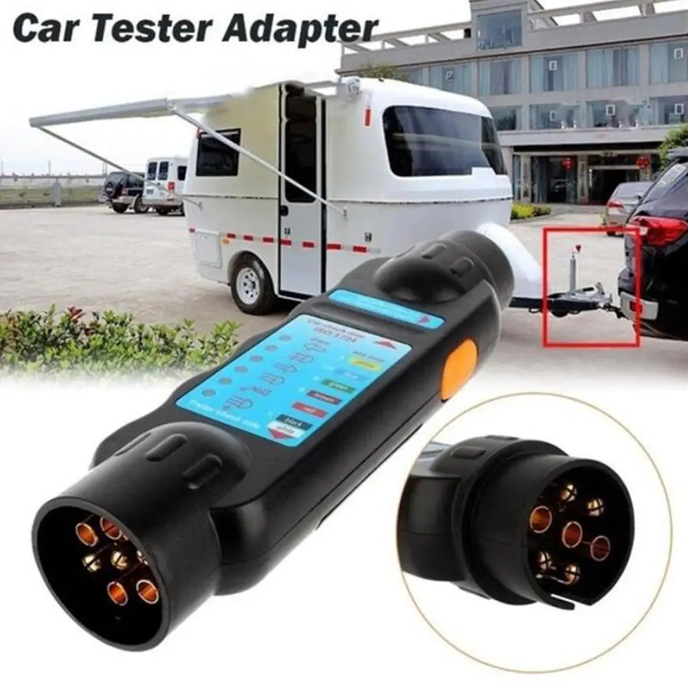 

Wiring Circuit Tester Connector Recorder 7 Pin Car Caravan Plug Trailer Tow Diagnostic Bar Tools Socket Light Circuit Towin Y9M4