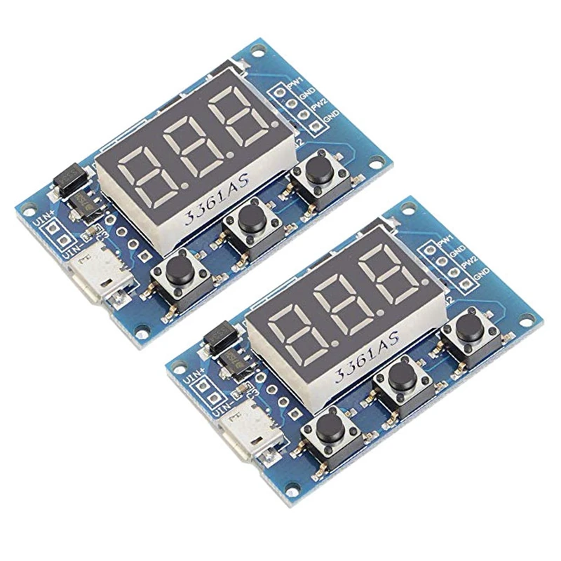 Icstation Digital 2 канал ПВМ Square Wave Генератор импульсных сигналов Регулируемый