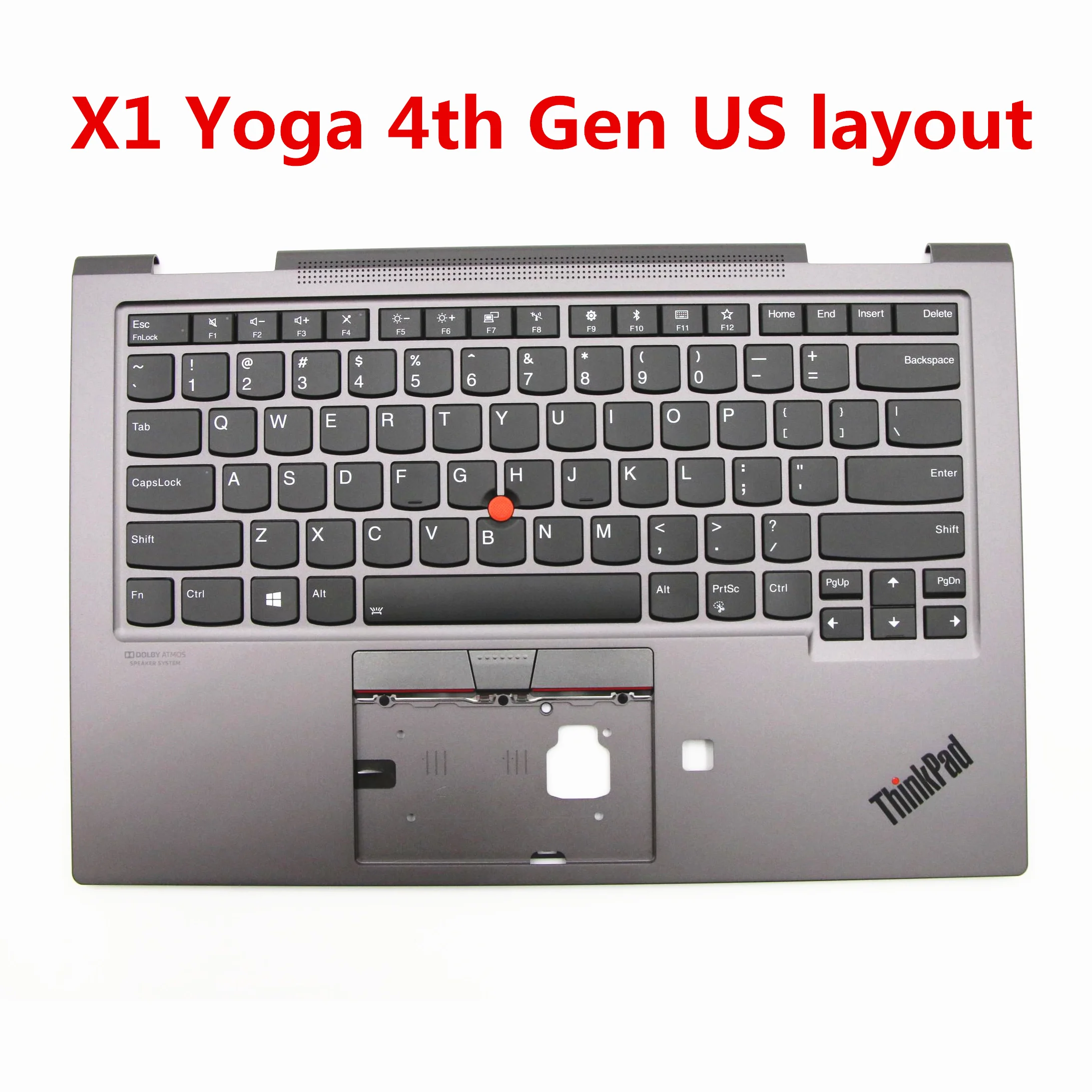 Новый оригинальный Упор для рук 4-го поколения Lenovo ThinkPad X1 Yoga с верхней крышкой