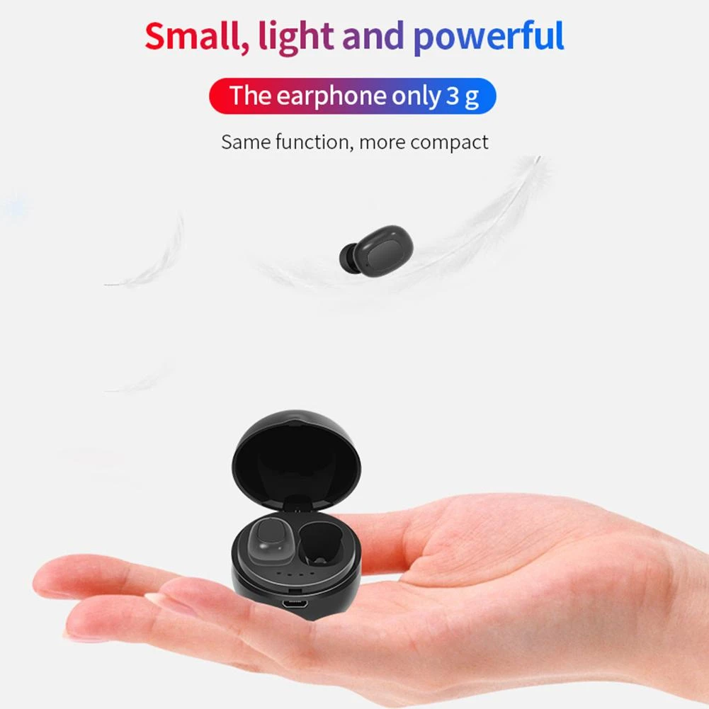 TWS Earphone True Wireless Bluetooth V5.0 Earphone With Charging Box Stereo Sports Earpods Earphones Headset Fit For IPhone