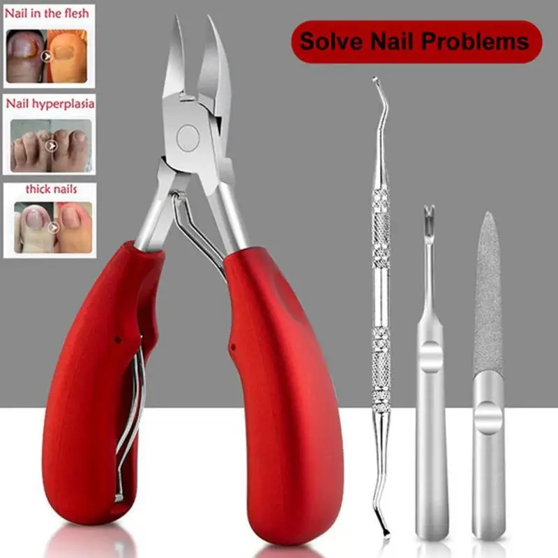 

Professional Heavy Duty Thick Toe Nail Pliers Pedicure Podiatry Steel Paronychia Nail Tools t.