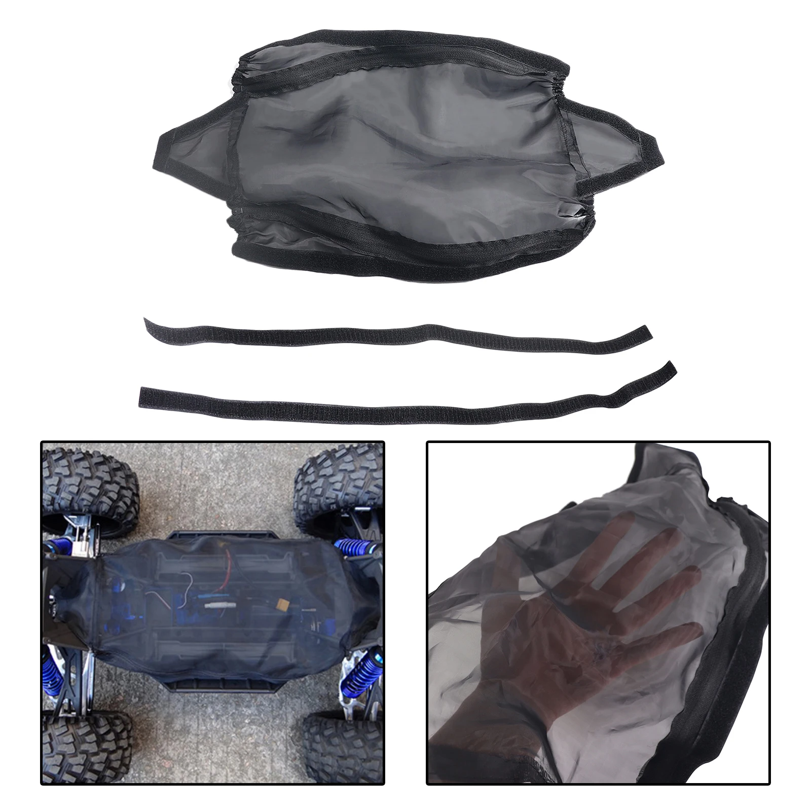 

Chassis Dust Resistant Dirt Guard Cover for 1/5 X-Maxx X Vehicle Parts Black