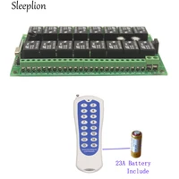 sleeplion 12v 16ch wireless remote control switch relay 16 channel relay module 12v 433mhz315mhz remote control module