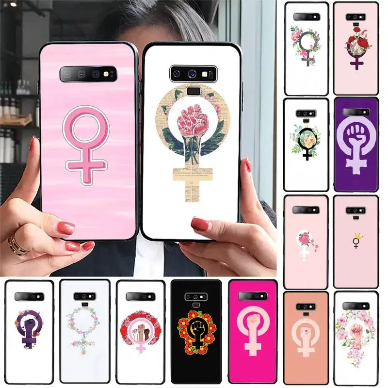 

FHNBLJ Girl power Phone Case For Samsung Galaxy A30 A20 S20 A50S A30S A71 A10 A10S A7 A8 A6 plus Cases