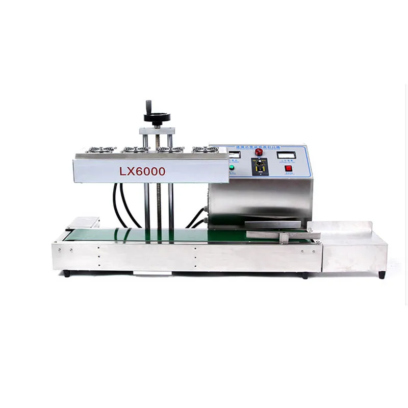 LX6000 Continuous electromagnetic induction sealing machine Automatic aluminum foil bottle oil drum Sealer | Бытовая техника