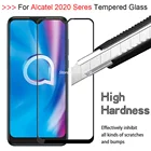 5D полное клеевое закаленное стекло для Alcatel 1S 1V 2021 Черная защитная пленка для Alcatel 3V 3L 2021 полная защита экрана