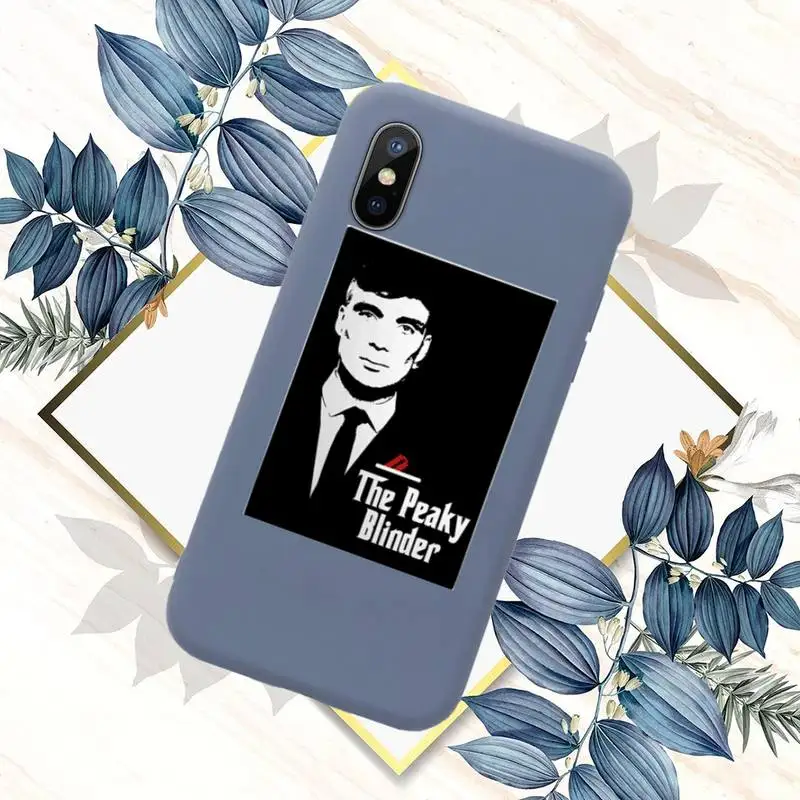 

Peaky Blinders Thomas Shelby Phone Case Candy Color for iPhone 6 7 8 11 12 s mini pro X XS XR MAX Plus