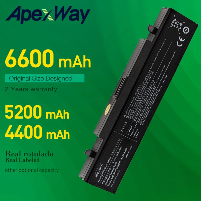 

Аккумулятор 4400 мАч для ноутбука Samsung NP300 RC710 RF411 RF512 RF711 RF712 RV420 RV440 RV509I RV520 RV540 RV72 AA-PB9NC5B AA-PB9NC6B