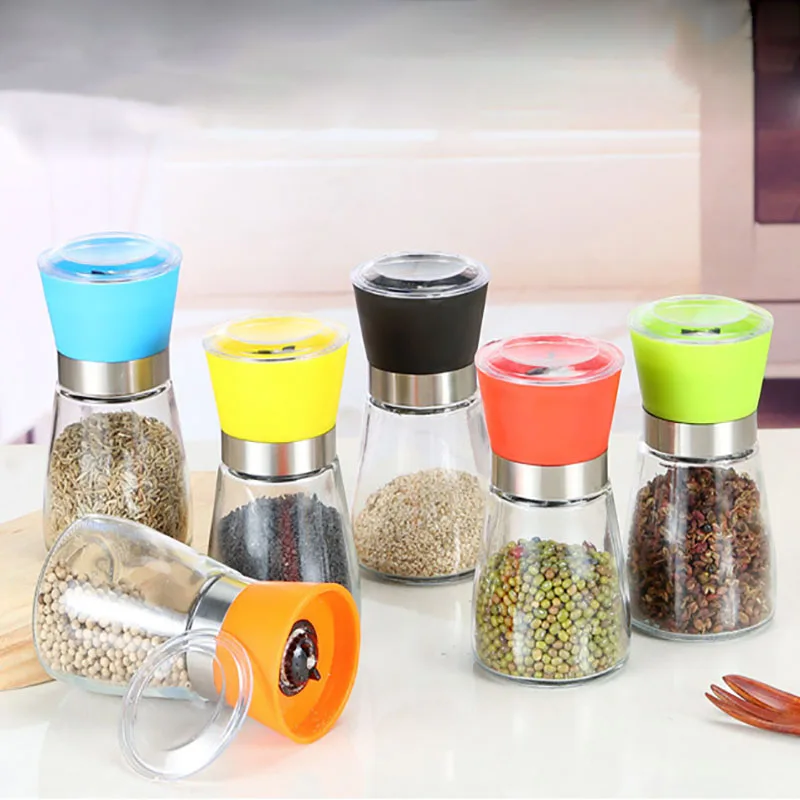 Новинка 2019 мельница для перца стеклянная соли и экологически чистые кухонные