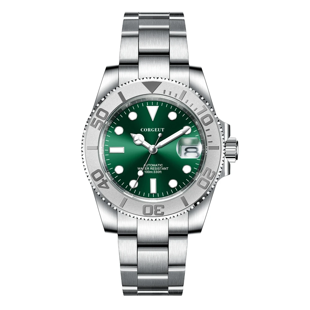 Часы наручные NH35 Мужские автоматические роскошные механические с сапфировым