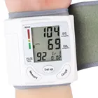 Сфигмоманометр на запястье, автоматический цифровой ЖК-дисплей, монитор артериального давления на запястье, измеритель пульса, белый цвет
