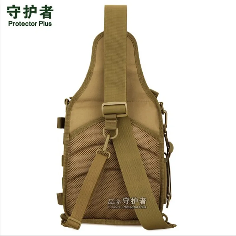 Новая тактическая нагрудная сумка защитная спортивная Plus X224 камуфляжная