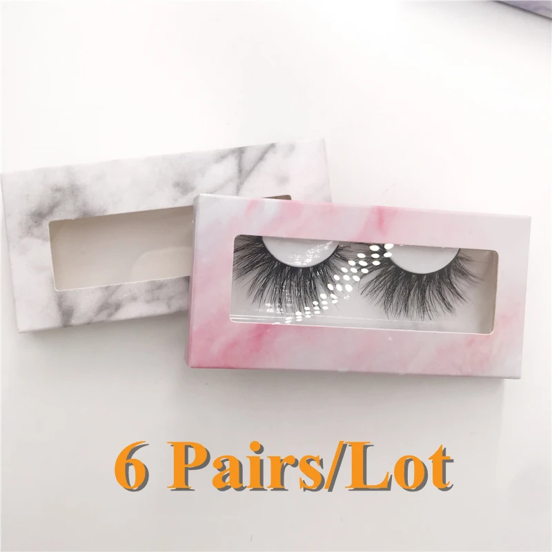 6 парт/Лот 3D норковые ресницы оптом Прямая поставка натуральные обычные | Красота