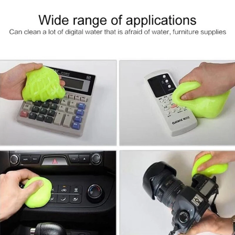 

160g high capacity Super sponge Clean Dust Cleaning Glue Slimy Gel Wiper For Keyboard Laptop Car Cleaning Sponge products