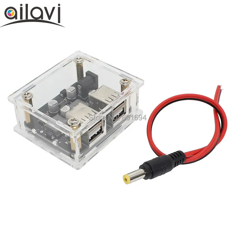 Конвертер с 24 в 12 В на 5 для быстрой зарядки 4 usb порта автомобильное зарядное