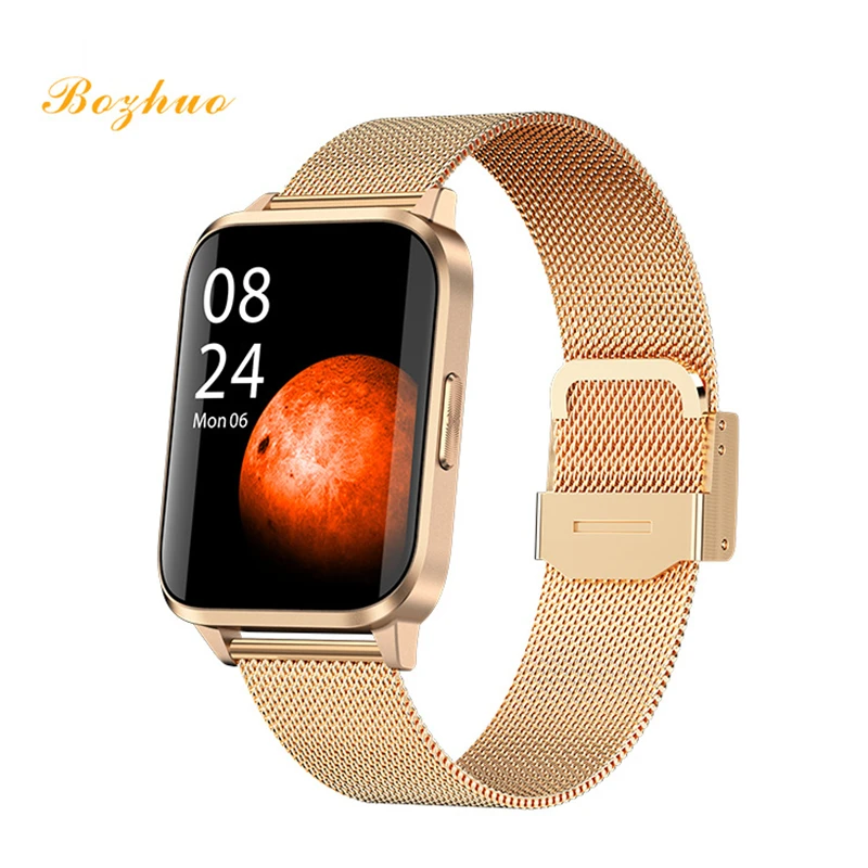 

JM01 Body Temperature Heart Rate Blood Oxygen Health Monitoring Smart Watch Sports IP68 Swimming Touch screen For Android iOS