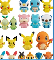 tomy pokemon action figure gacha pokemon small collection doll series 1 2 3 4 pikachu charmander spot model toy