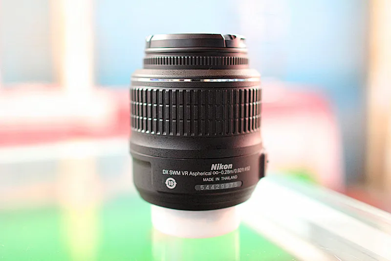 Б/у объектив Nikon NIKKOR 18 55 мм f/3 5 6G VR AF авто и ручная крышка объектива заднего