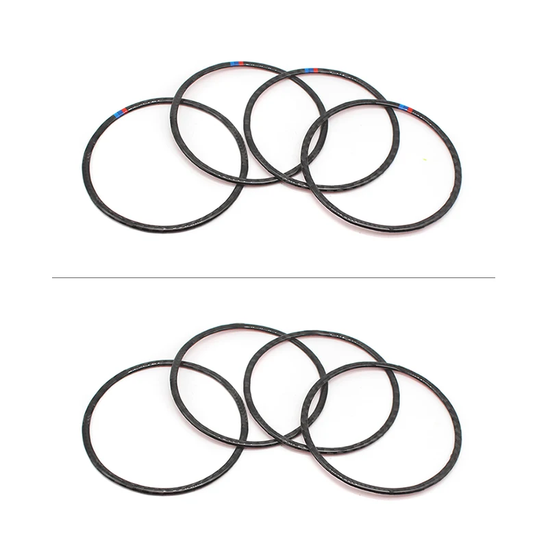 4 шт./6 шт. автомобильный Стайлинг Настоящее углеродное волокно дверь аудио