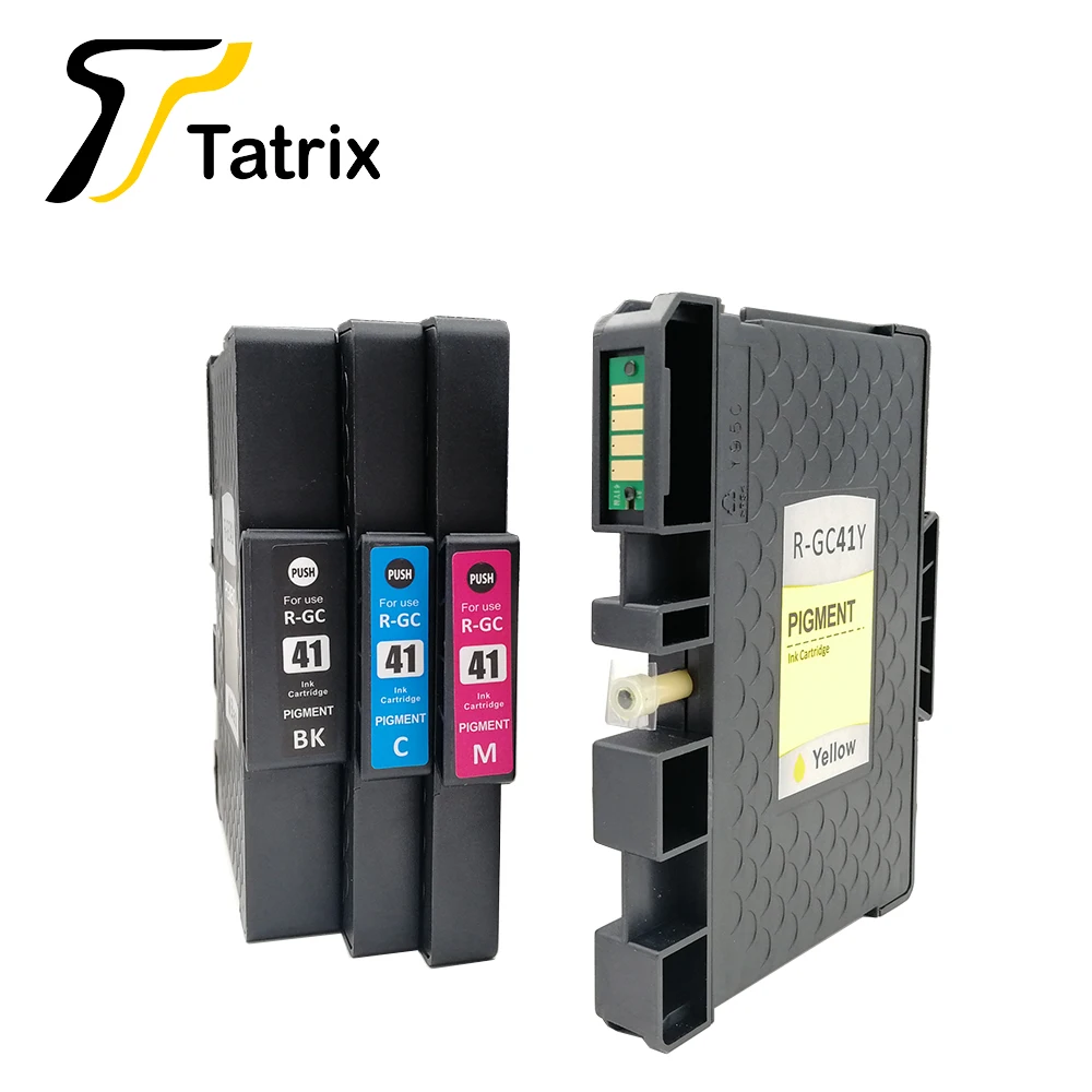 Картридж Tatrix для Ricoh GC41 совместимый с G 3110DNw/3110 SFNw/3100SNw/2100N/3110DN/7100DN пигментными