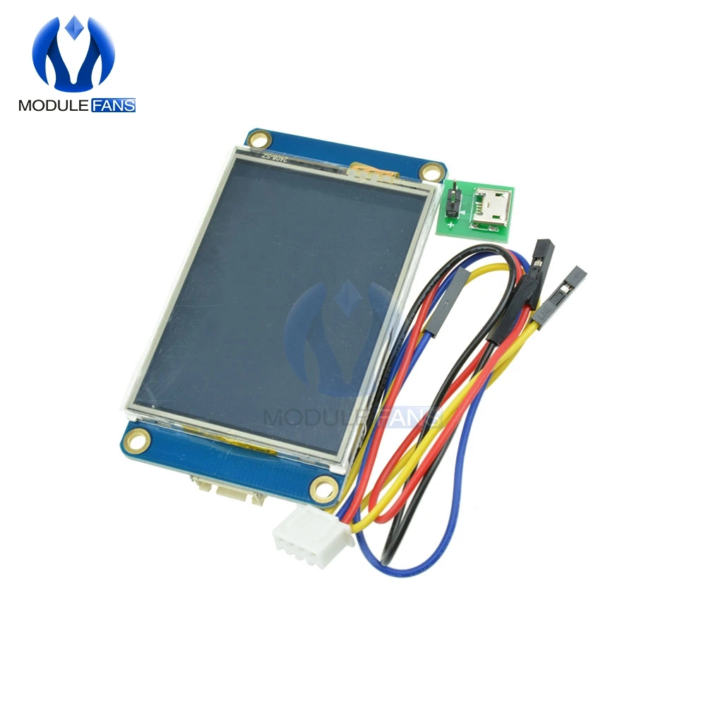 CP2102 двухъядерный Nextion NX2432T024 320x240 сенсорный экран TFT ЖК-дисплей BME280 датчик температуры и влажности Модуль платы