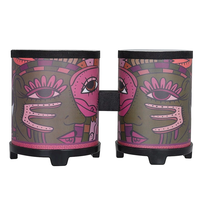 Детские ударные барабаны 2 в 1 бонго Конго с барабанами клещи маленькая игрушка