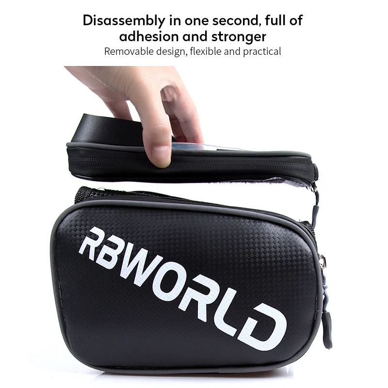 Сумка на переднюю раму велосипеда сумка трубу двойная для сотового телефона 2020-5 5