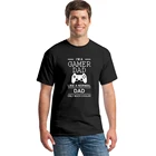 Я геймер, подарок на день отца, игровая футболка с продвинутой игровой консолью I'm A Gamer, Мужская Рождественская футболка в стиле Playstation PC, подарок