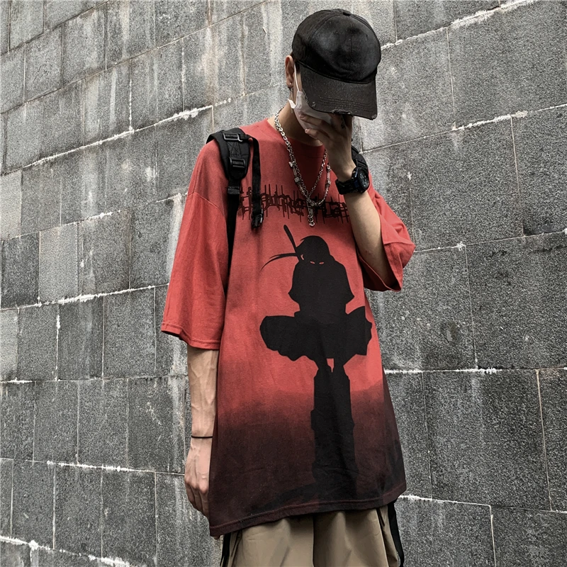 

Cheap wholesale new arrival 2021 men clothing Hot selling retro t shirt casual graphic t shirts personality harajuku Tops Ay1524