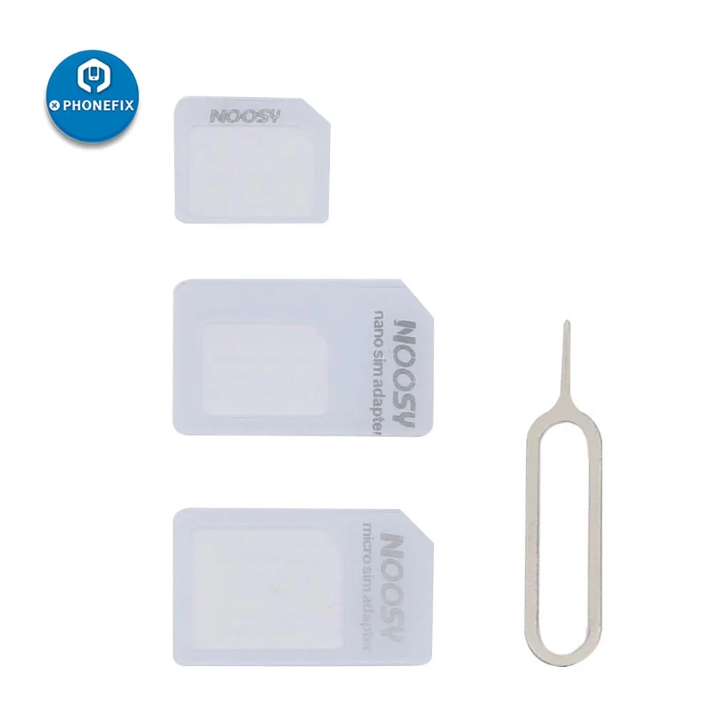 PHONEFIX 4 шт. игольчатый адаптер для двух SIM-карт ремонта iPhone Samsung Huawei Xiaomi Nano Micro