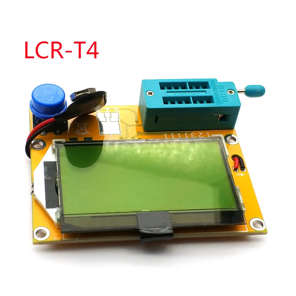 

Mega328 M328 LCR-T4 12846 LCD Digital Transistor Tester Meter Backlight Diode Triode Capacitance ESR Meter MOS/PNP/NPN L/C/R