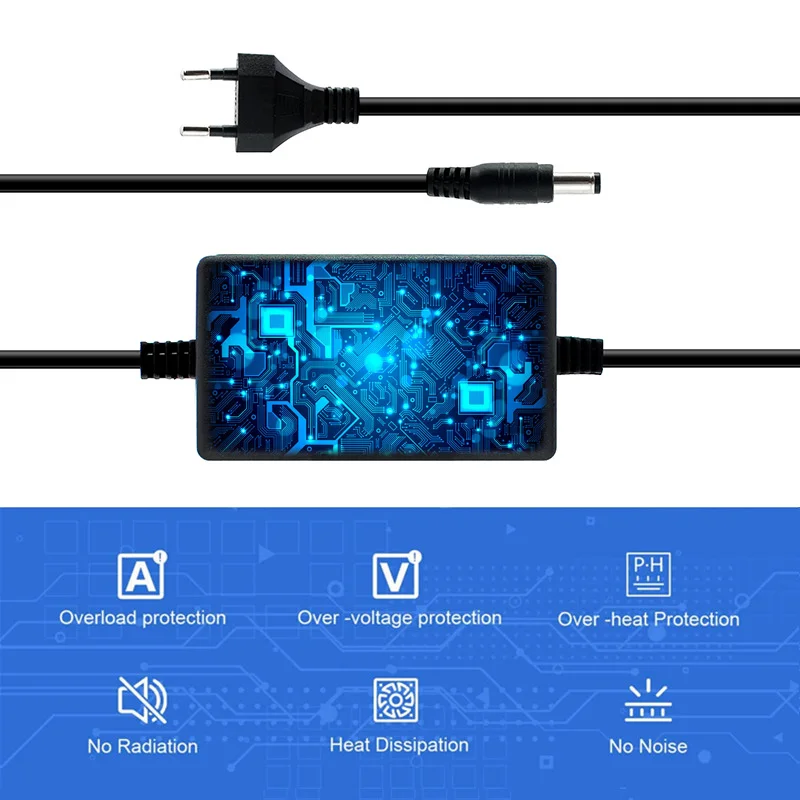 Регулируемый адаптер питания Трансформатор источника 1 в-24 В 3 в-12 переменного