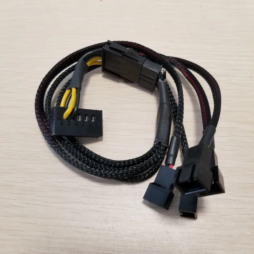 15-контактный адаптер SATA на 4x3 контакта для вентилятора кулера преобразователь