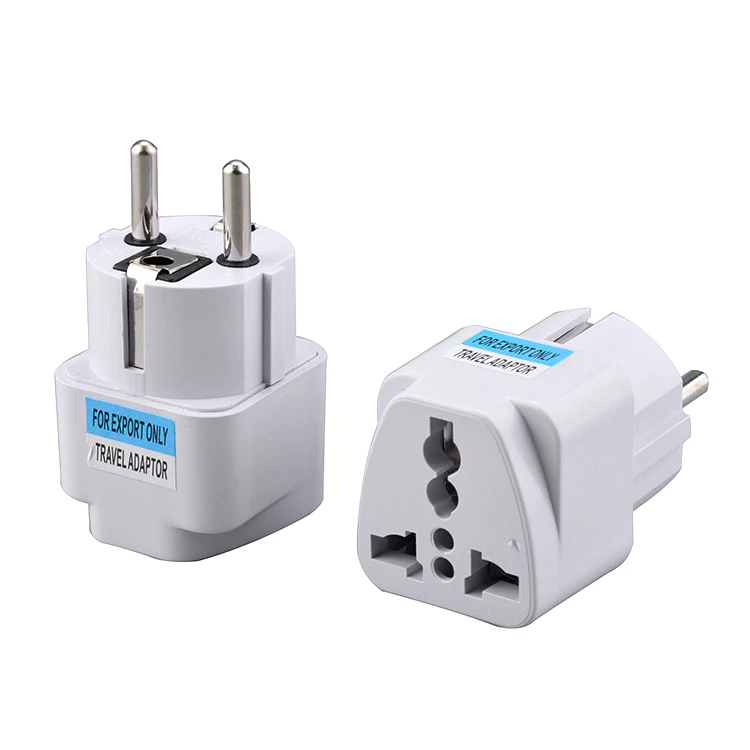 

AC 250V 10A 1PC EU Plug EU Power Universal RU ES US Conversion Europe Power Plug Converter Socket Travel Socket Outlet Adapter