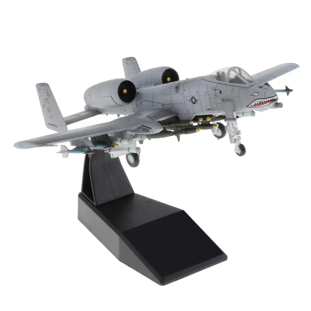 1:100 A-10 штурмовой самолет Истребитель модель штурмового самолета-Металлический