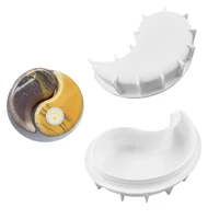 1pcs chinese yin yang shape cake mold 3d silicone tai chi molds baking tools for cakes chocolate brownie mousse dessert