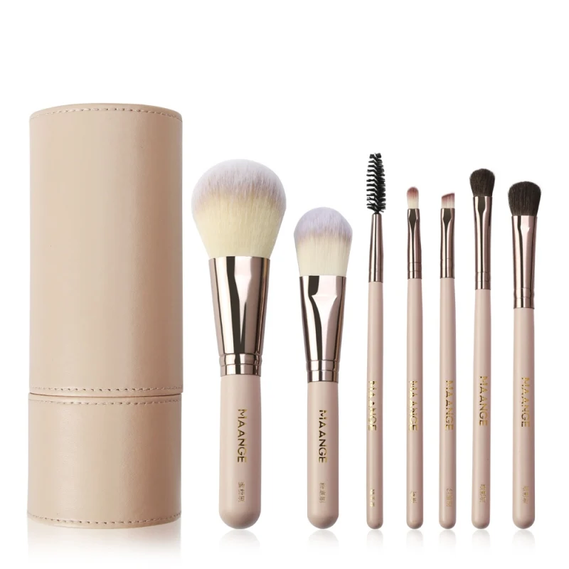 Набор кистей для макияжа MKXJ набор с футляром хранения пудры кисти основы ресниц